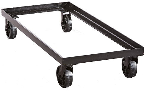 Medium Dolly for Onken Original 200 Gallon Grease Container dolly frame, grease container cart, grease container dolly, grease container wheels