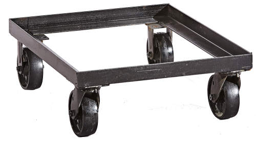 Small Dolly for Onken Original 100 Gallon Grease Container dolly frame, grease container cart, grease container dolly, grease container wheels