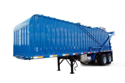 recycling trailer, Onken trailer, WVO trailer, used cooking oil trailer, rendering trailer, food waste trailer, organic recycling trailer