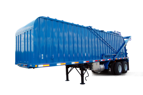 onken recycling trailer recycling trailer, Onken trailer, WVO trailer, used cooking oil trailer, rendering trailer, food waste trailer, organic recycling trailer