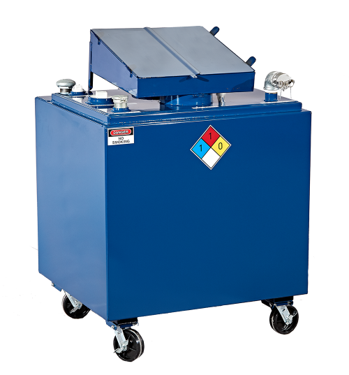 Drain Pan Pictured on 185 Gallon Double Wall Used Oil Tank Drain pan, used oil tank drain pan, oil filter drain pan, oil container drain pan