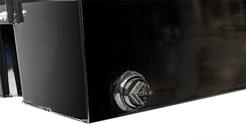 Removable 2'' Plugs Allows Hot Water to Enter Secondary Containment When Dumping Using an Onken Trailer Hot water dip tank drain plug