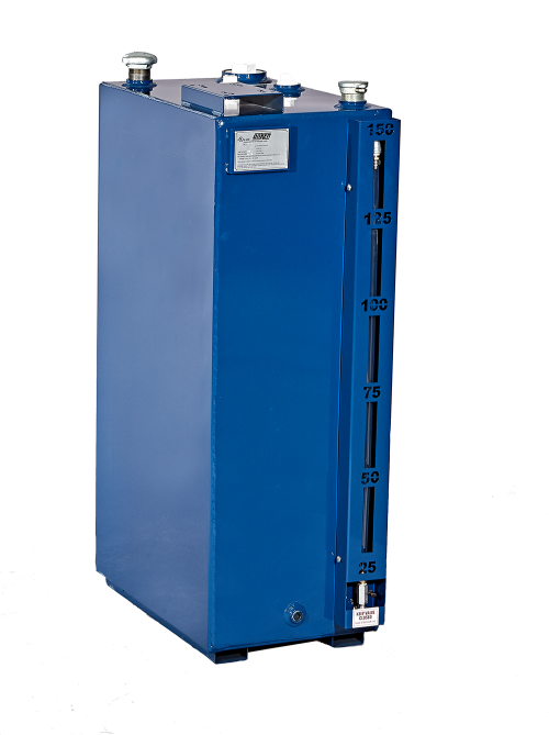 150 Gallon Single Wall New Oil with Optional Gauge Guard steel 150 gallon single wall fresh oil tank, new oil tank, lube oil tank, UL listed tank, SPCC compliant tank, fresh oil tank