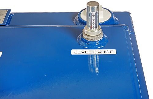 level gauge on double wall used oil tank level gauge