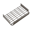 bolt in screen for plastic lid, grease dumpster screen, grease bin filter, grease bin lid, removable screen for grease container